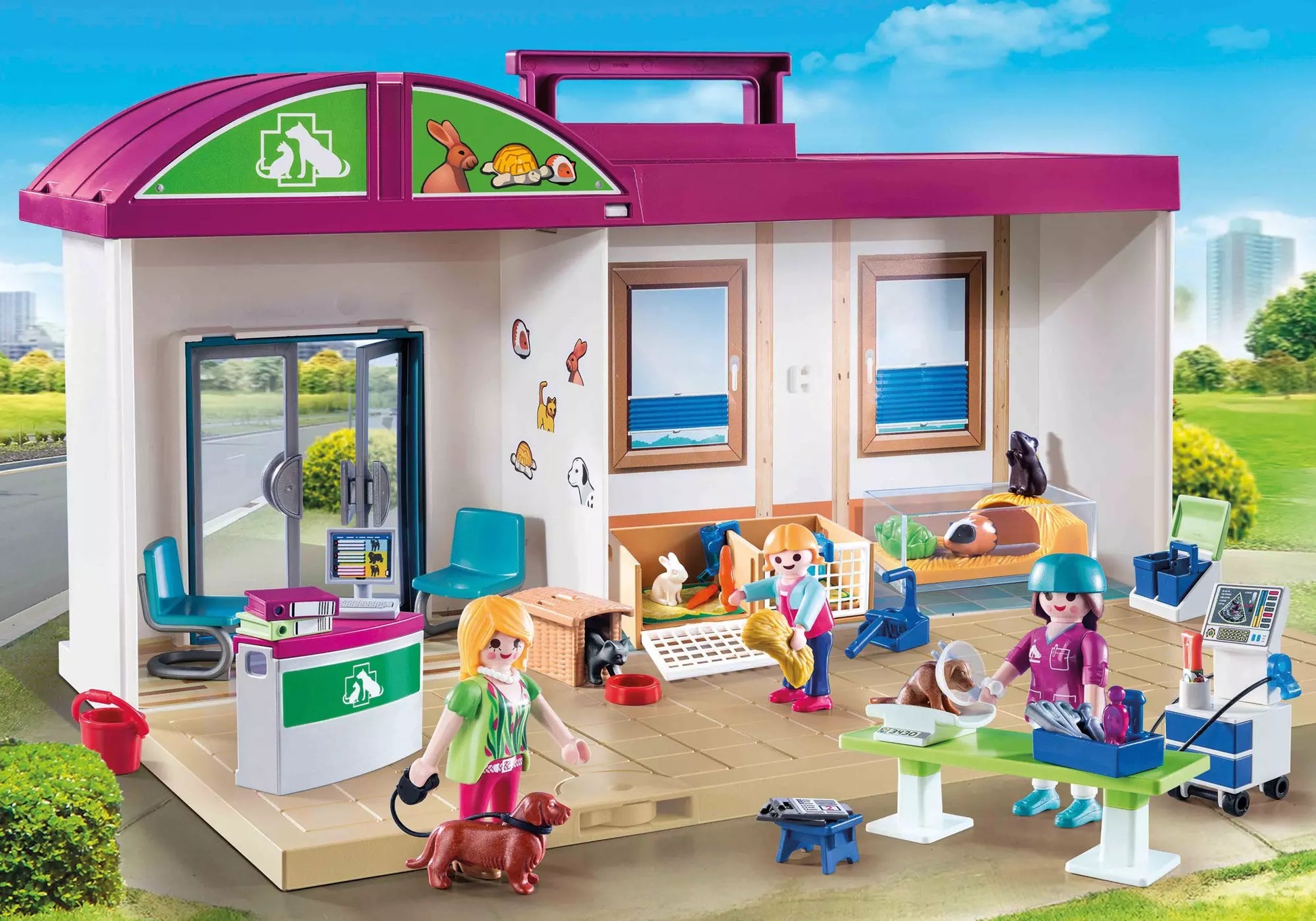 Playmobil 70146 City Life Mitnehm Tierklinik - plegobil