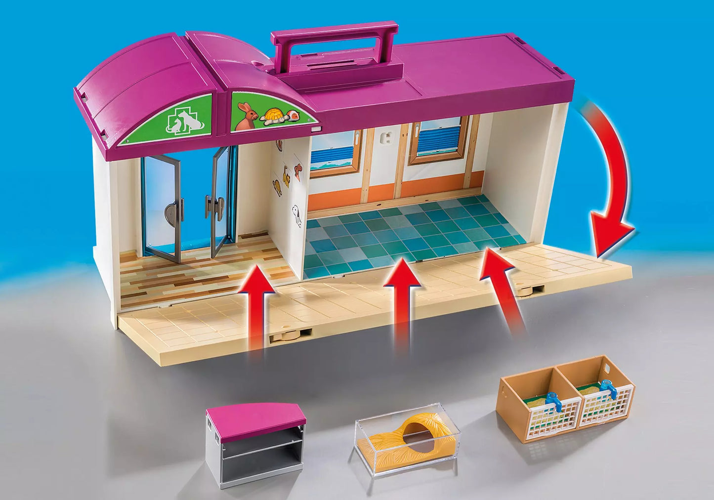 Playmobil 70146 City Life Mitnehm Tierklinik - plegobil