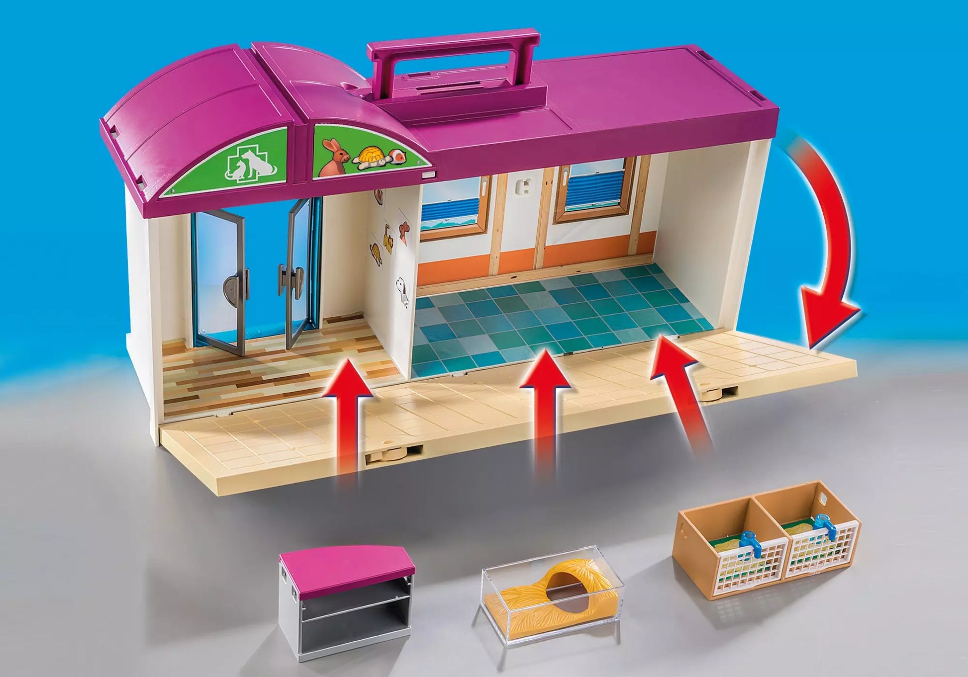 Playmobil 70146 City Life Mitnehm Tierklinik - plegobil