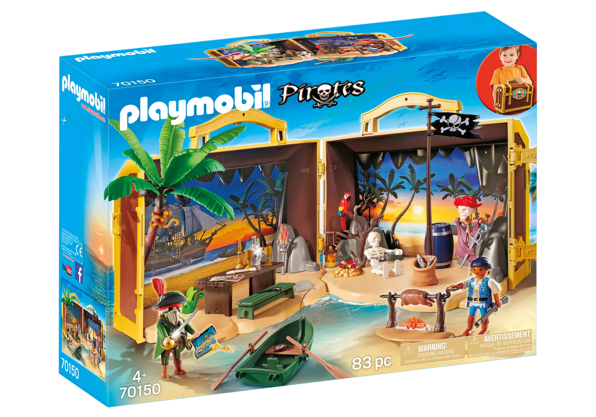 Playmobil 70150 Pirates Mitnehm Pirateninsel - plegobil