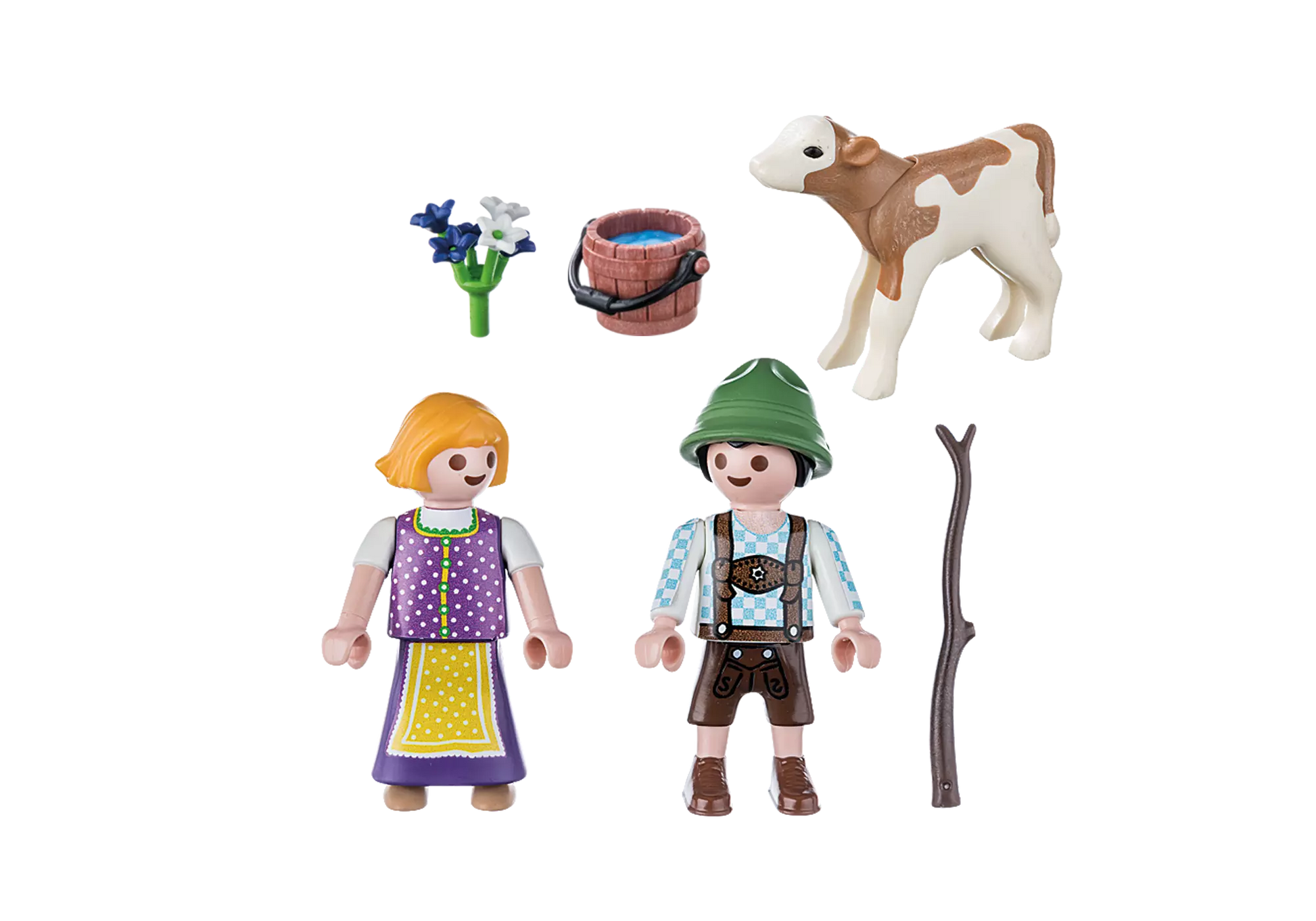 Playmobil 70155 Special Plus Kinder mit Kälbchen - plegobil