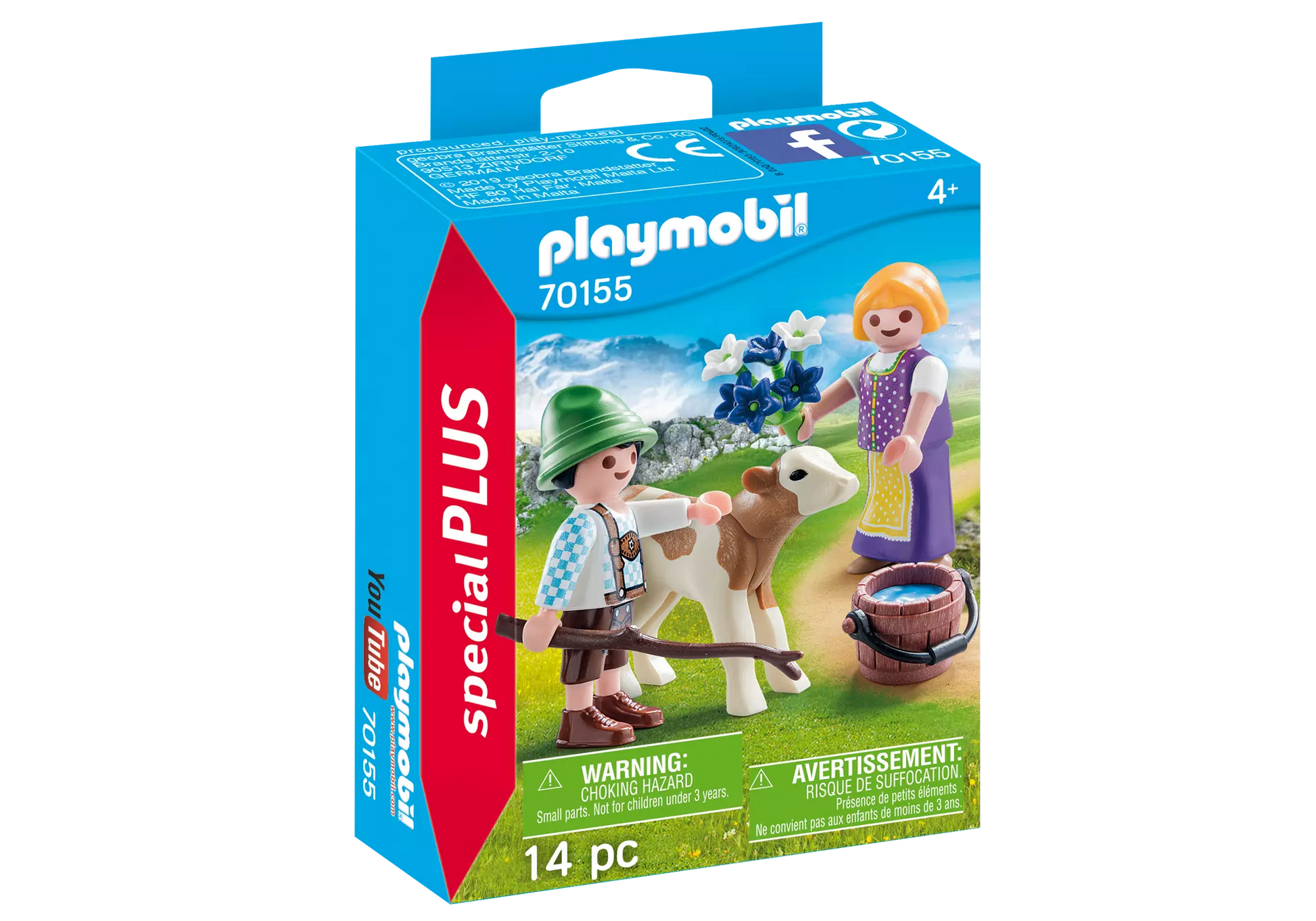 Playmobil 70155 Special Plus Kinder mit Kälbchen - plegobil
