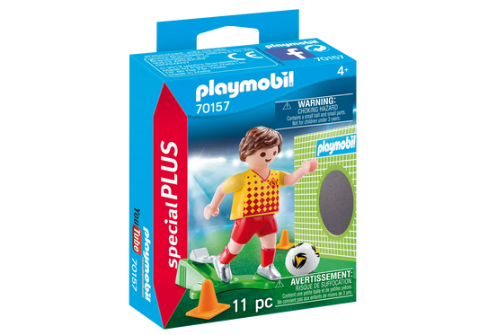 Playmobil 70157 Special Plus Fußballspieler mit Torwand - plegobil