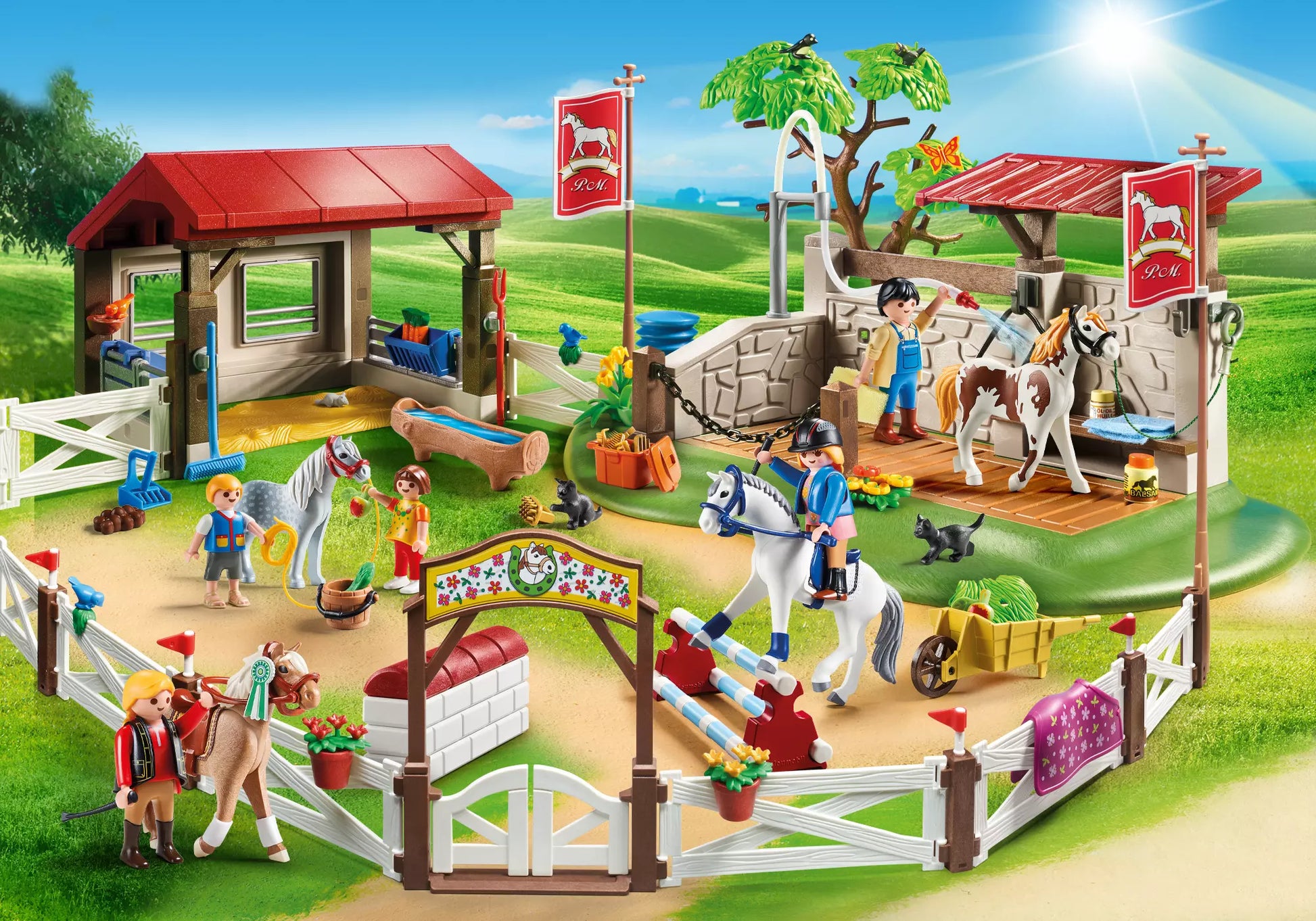 Playmobil 70166 Country Großer Reiterhof - plegobil