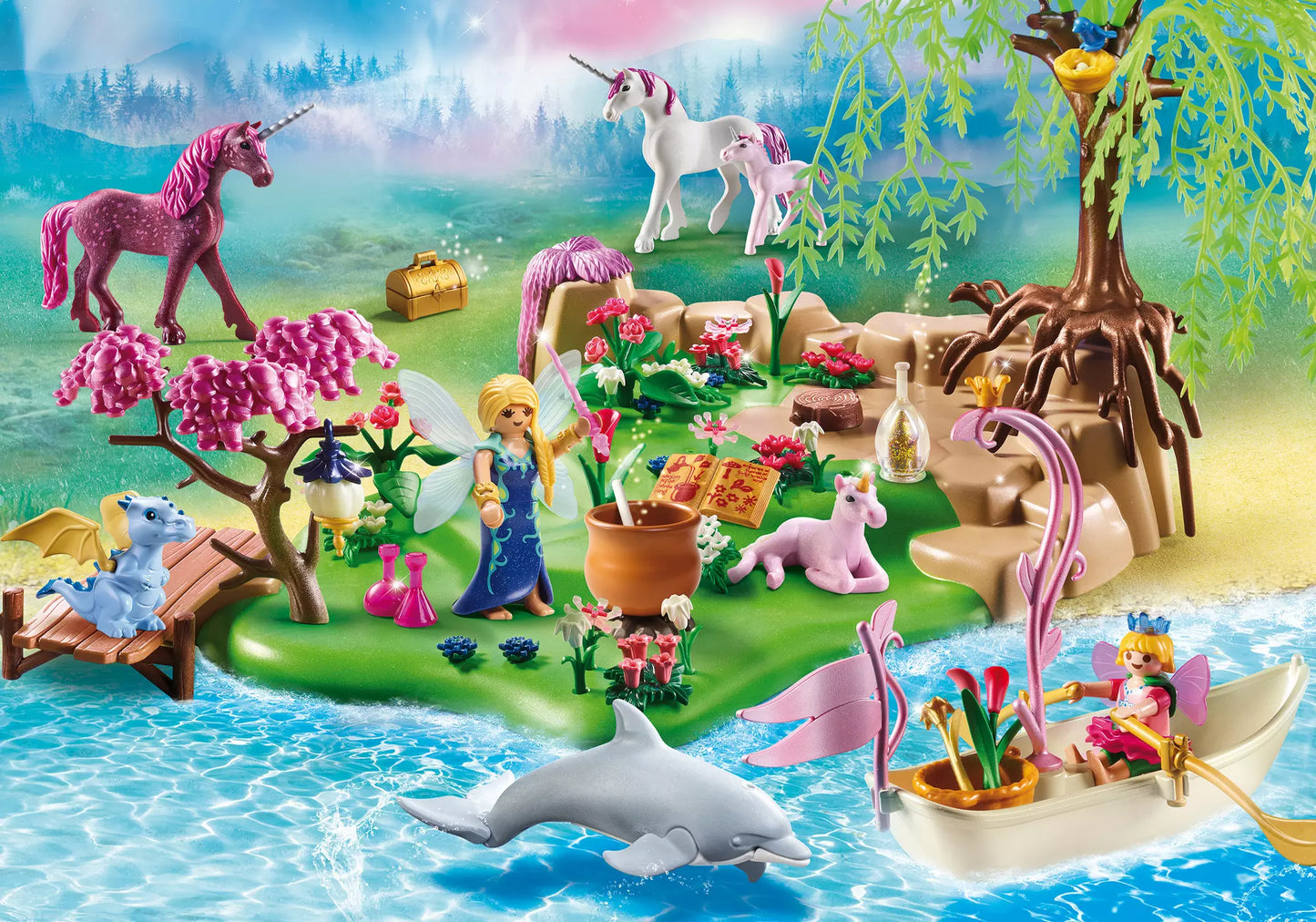 Playmobil 70167 Fairies Einhorn Insel - plegobil