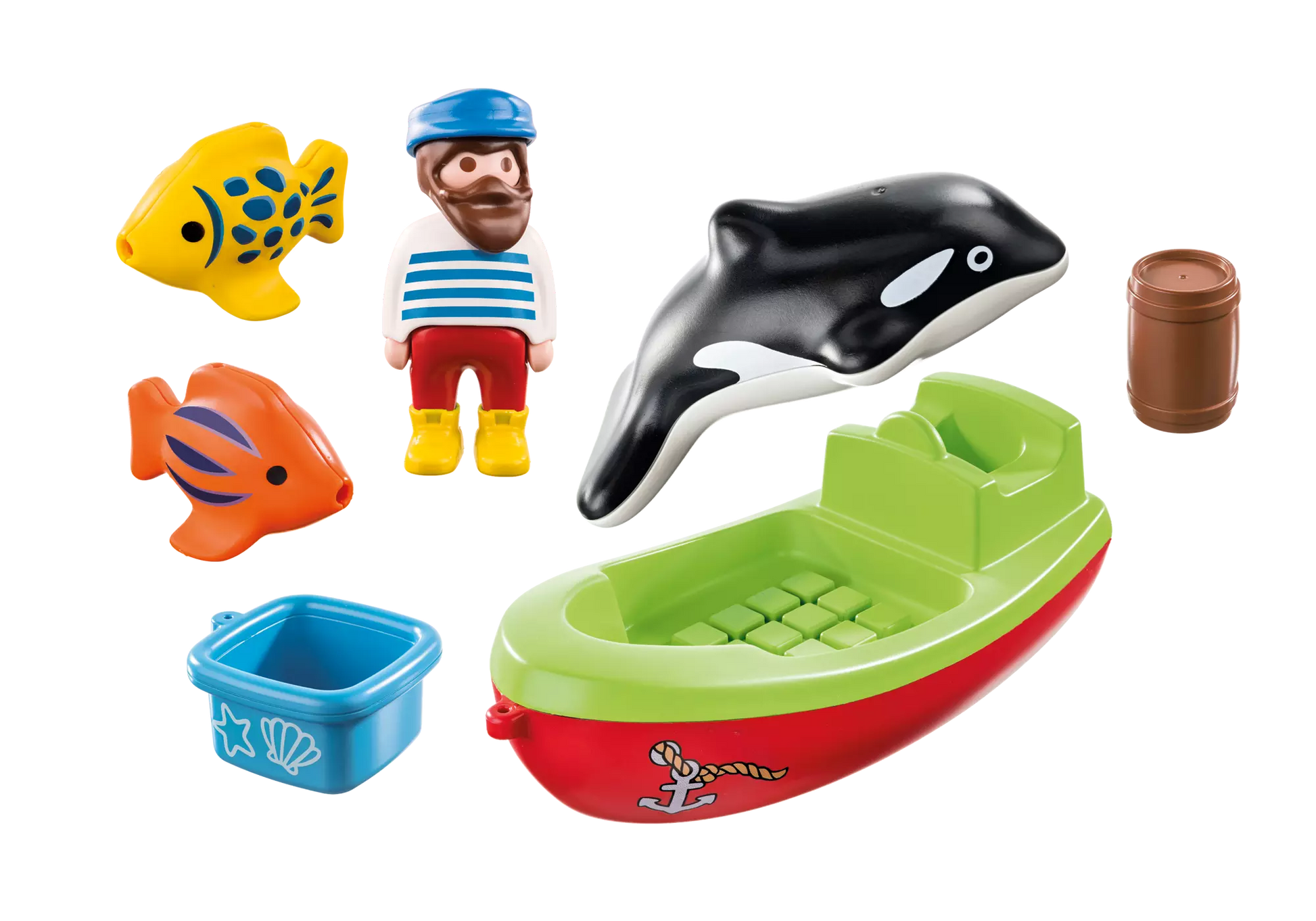 Playmobil 70183 1-2-3 Seemann mit Fischerboot - plegobil