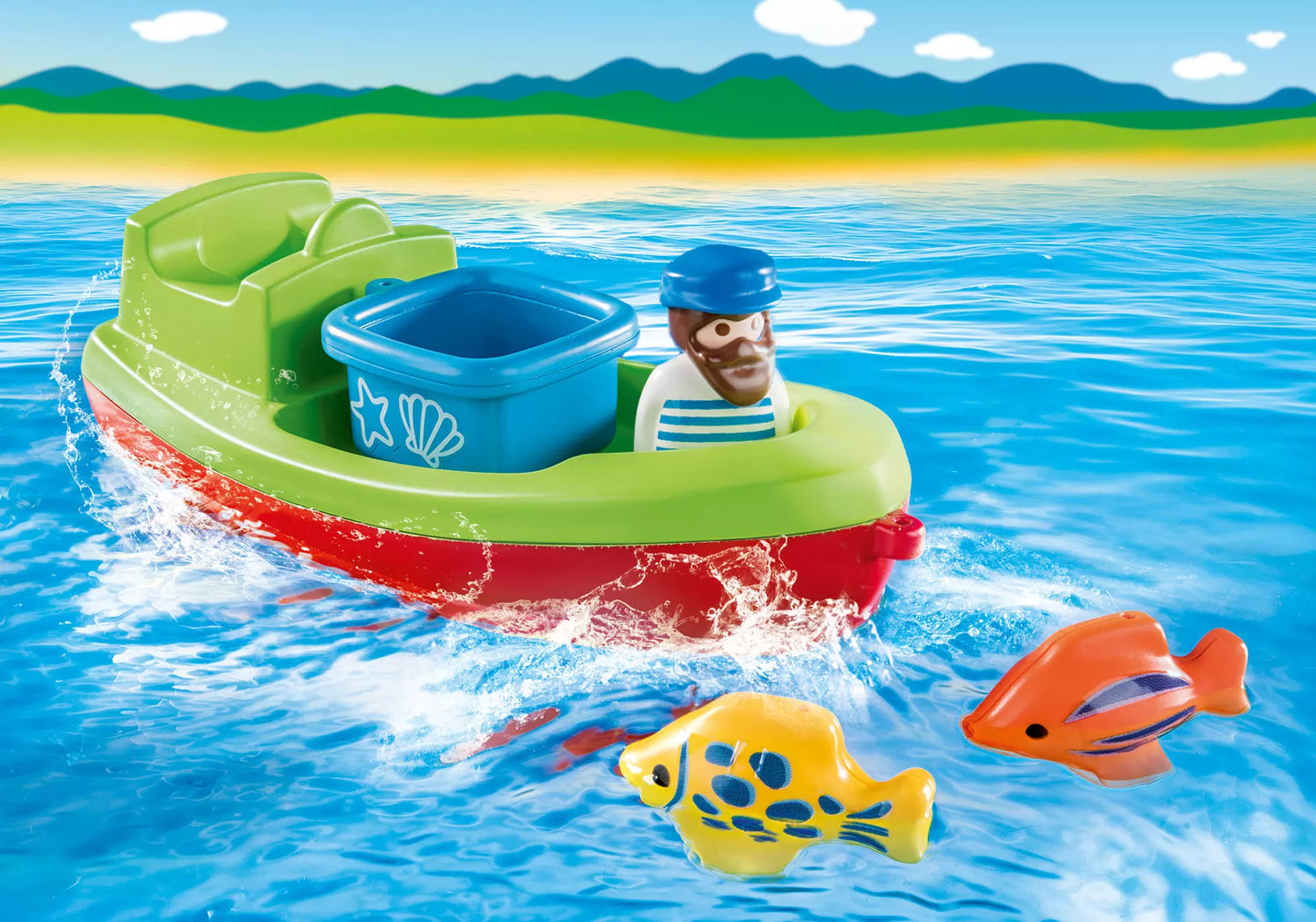 Playmobil 70183 1-2-3 Seemann mit Fischerboot - plegobil