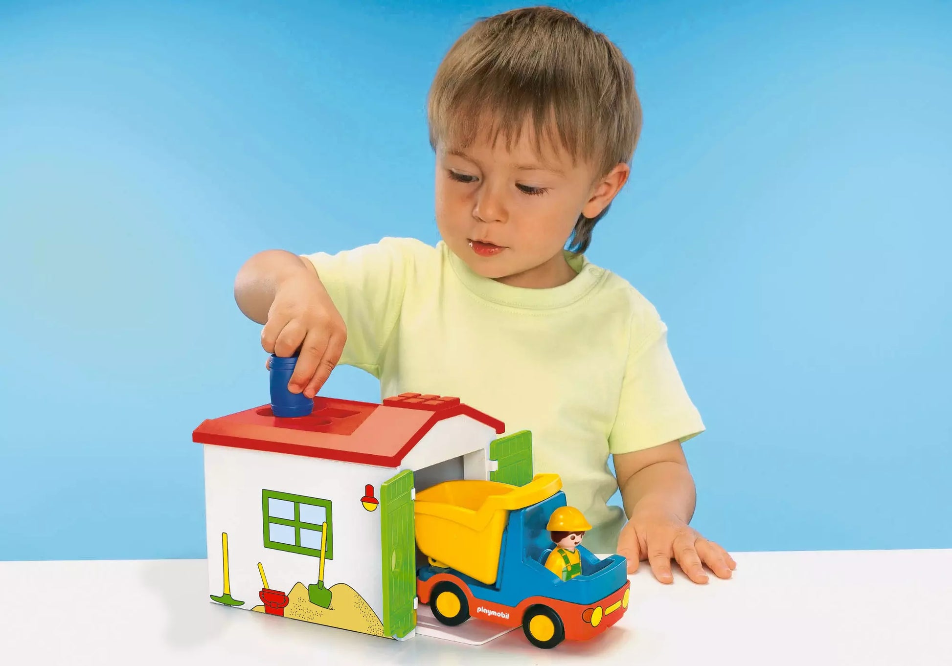Playmobil 70184 1-2-3 LKW mit Sortiergarage - plegobil