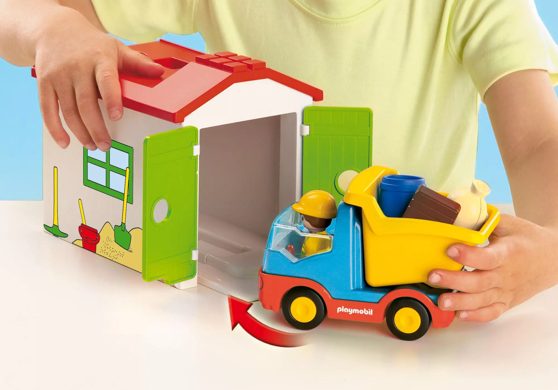 Playmobil 70184 1-2-3 LKW mit Sortiergarage - plegobil