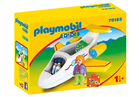 Playmobil 70185 1-2-3 Passagierflugzeug - plegobil