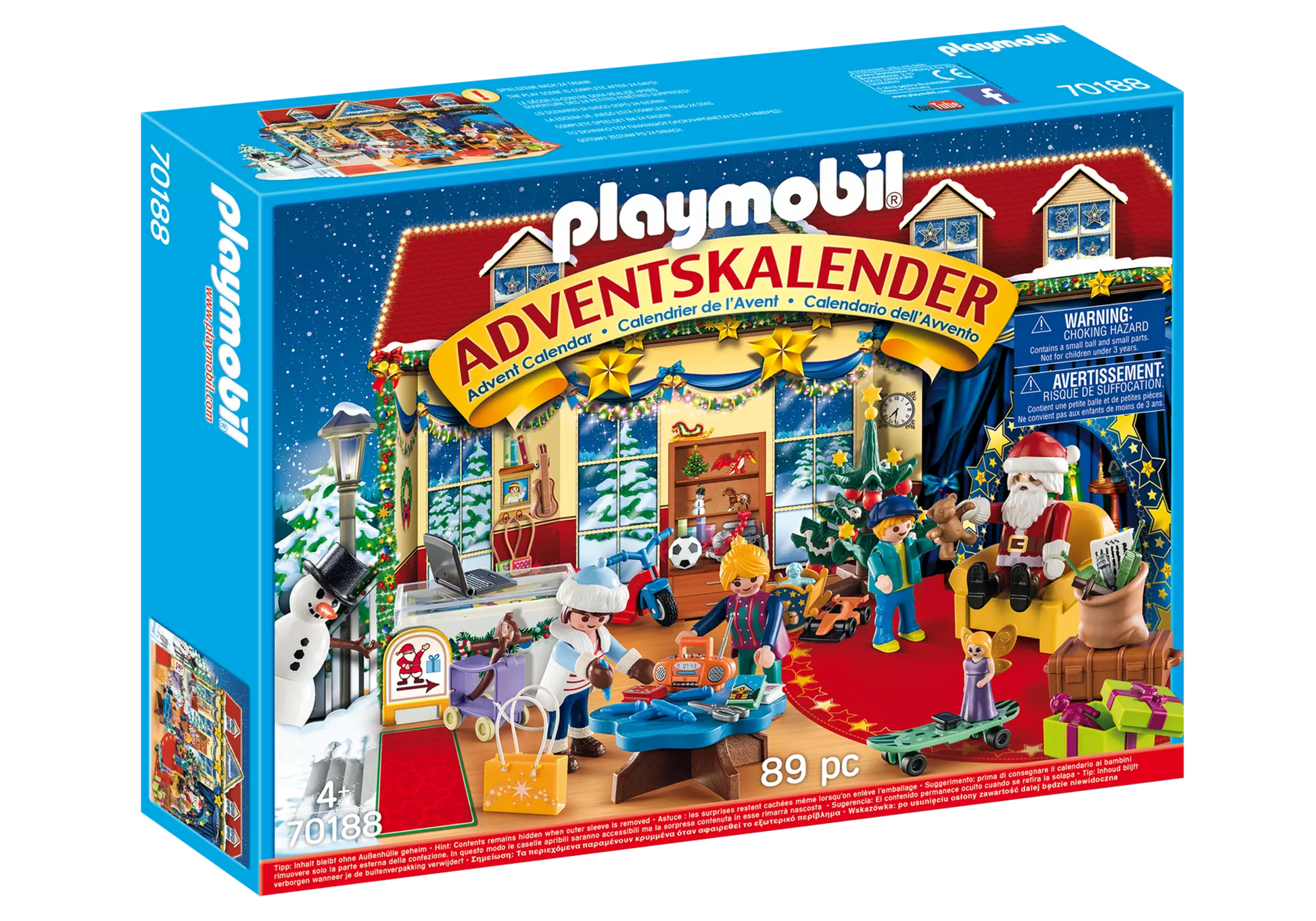 Playmobil 70188 City Life Adventskalender Weihnachten im Spielwarengeschäft - plegobil