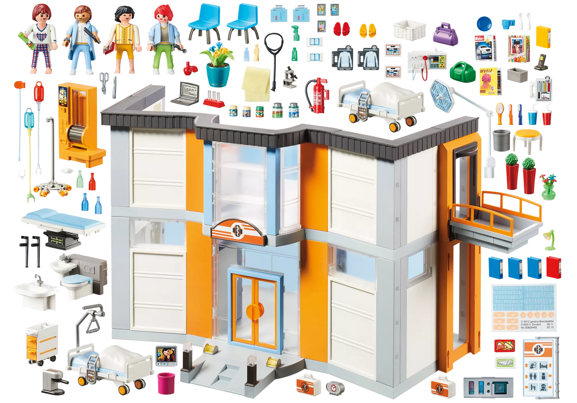 Playmobil 70190 City Life Großes Krankenhaus mit Einrichtung - plegobil