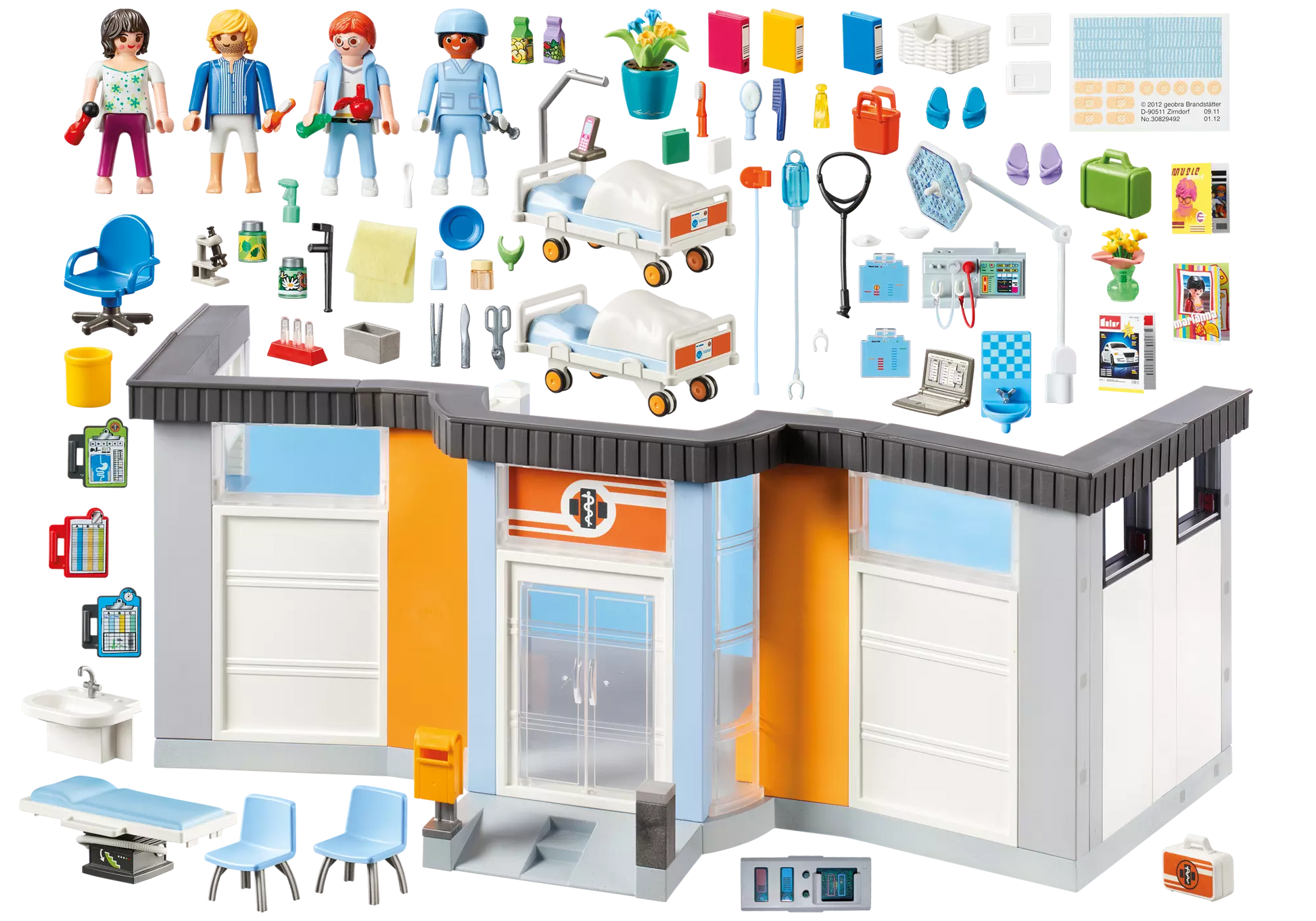 Playmobil 70191 City Life Krankenhaus mit Einrichtung - plegobil