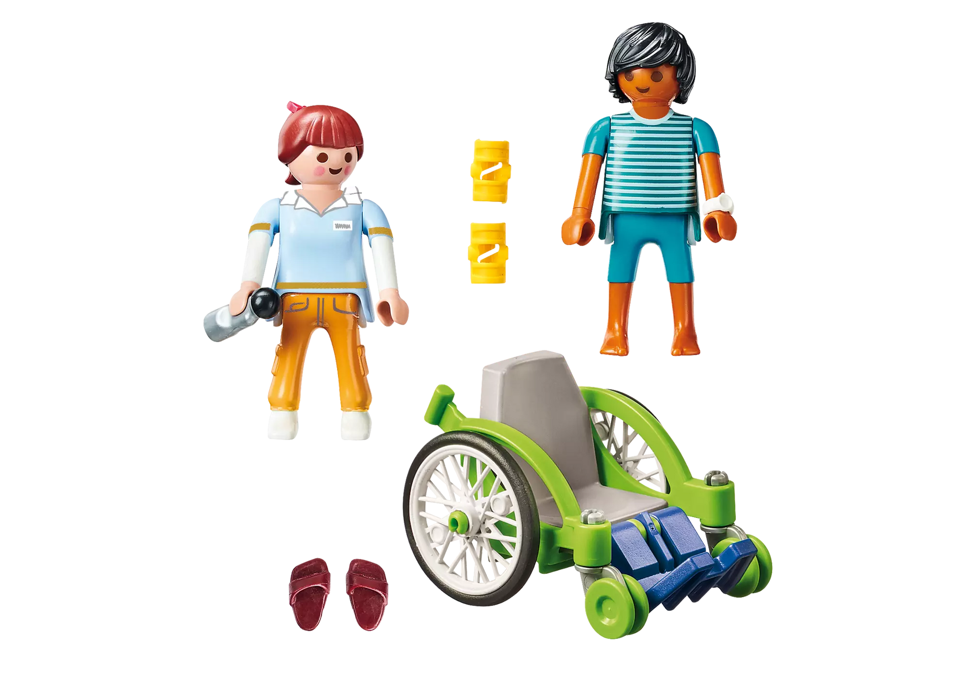 Playmobil 70193 City Life Patient im Rollstuhl - plegobil