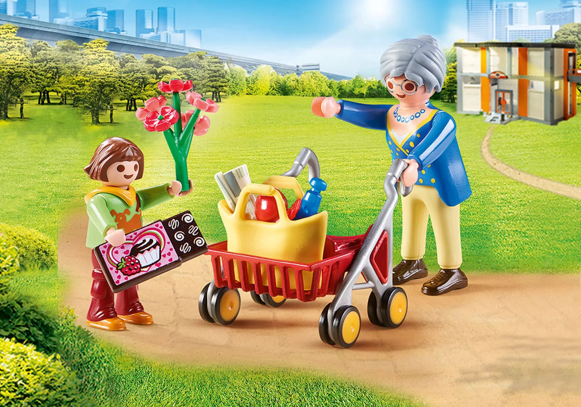 Playmobil 70194 City Life Oma mit Rollator - plegobil