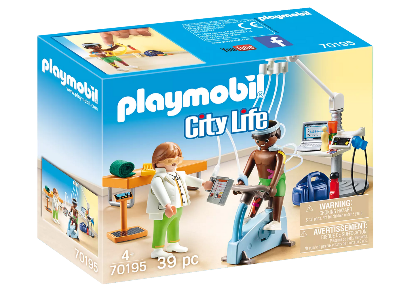 Playmobil 70195 City Life Beim Facharzt: Physiotherapeut - plegobil