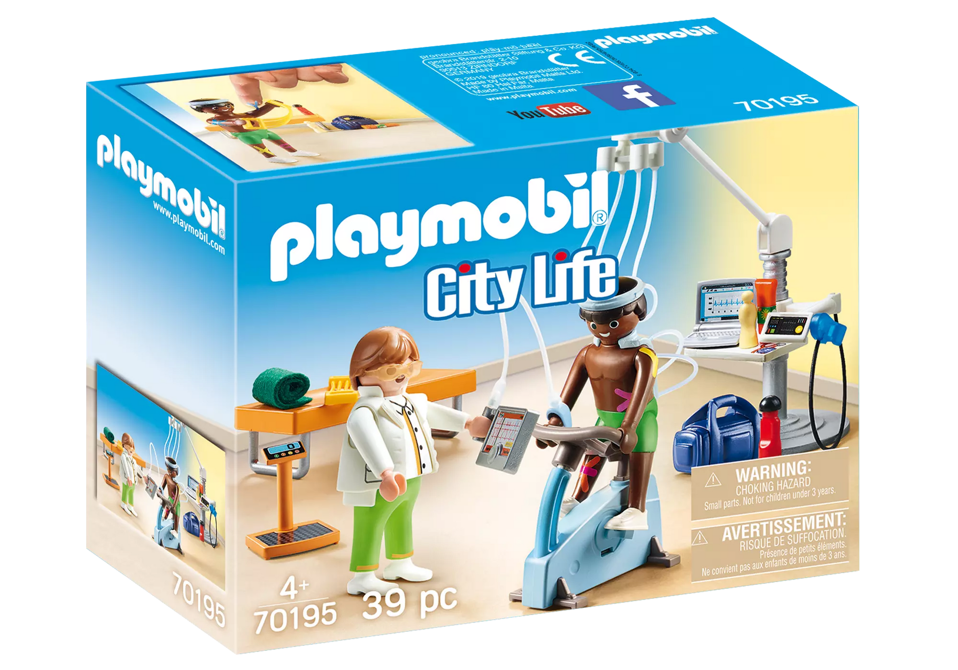 Playmobil 70195 City Life Beim Facharzt: Physiotherapeut - plegobil