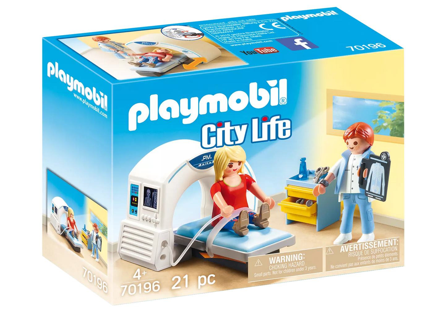 Playmobil 70196 City Life Beim Facharzt Radiologe - plegobil