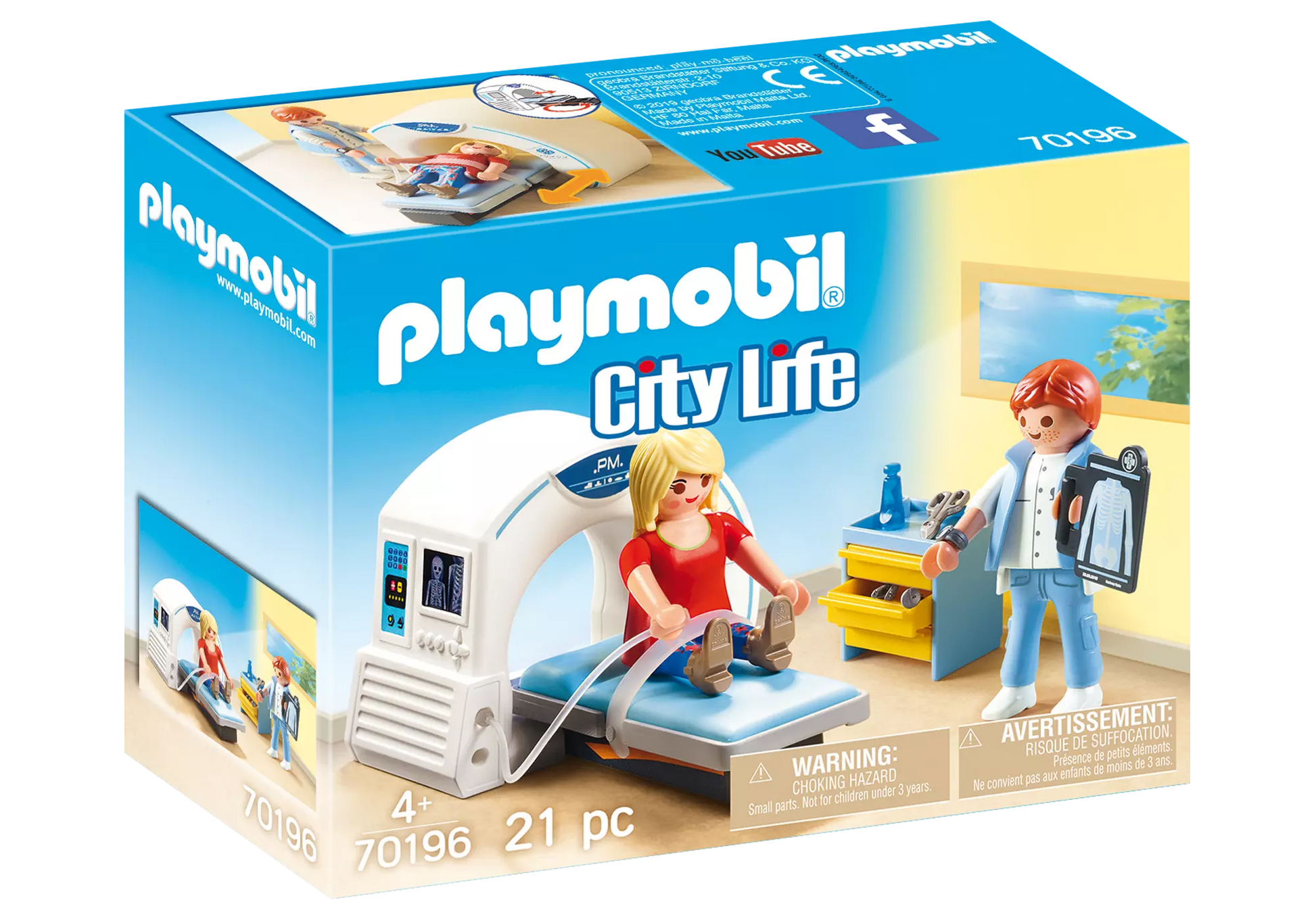 Playmobil 70196 City Life Beim Facharzt Radiologe - plegobil