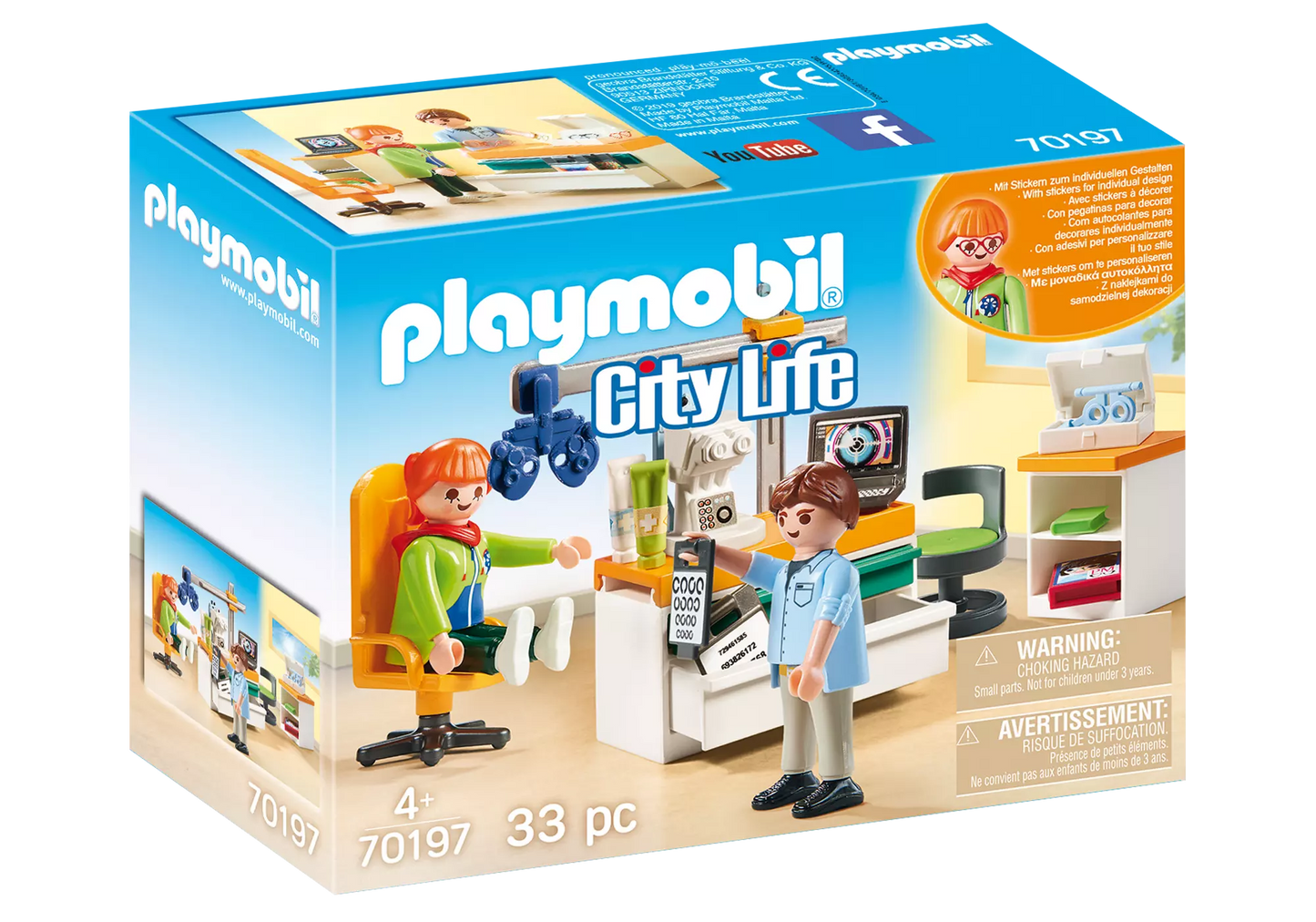 Playmobil 70197 City Life Beim Facharzt Augenarzt - plegobil