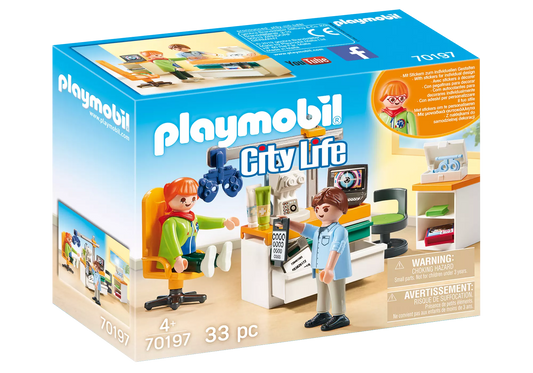 Playmobil 70197 City Life Beim Facharzt Augenarzt - plegobil