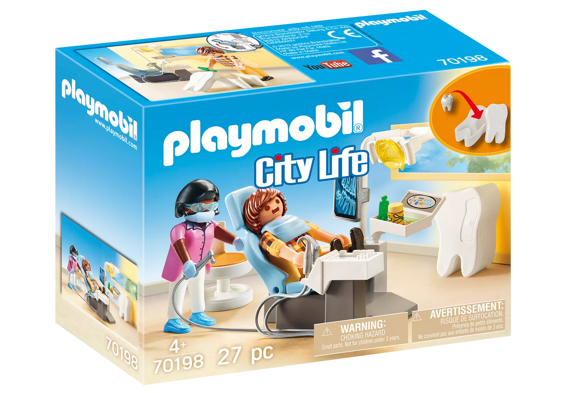 Playmobil 70198 City Life Beim Facharzt Zahnarzt - plegobil