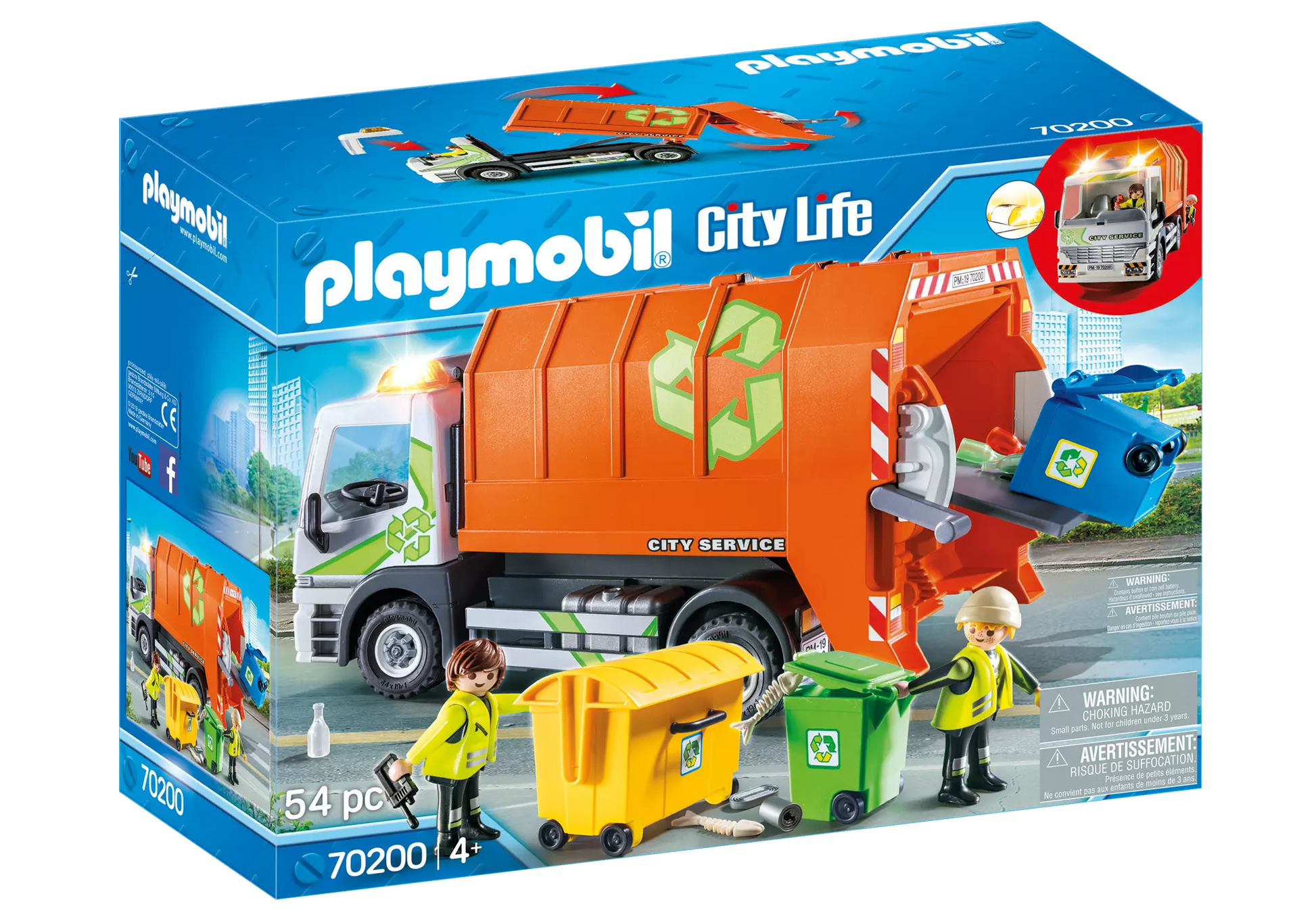 Playmobil 70200 City Life Müllfahrzeug - plegobil