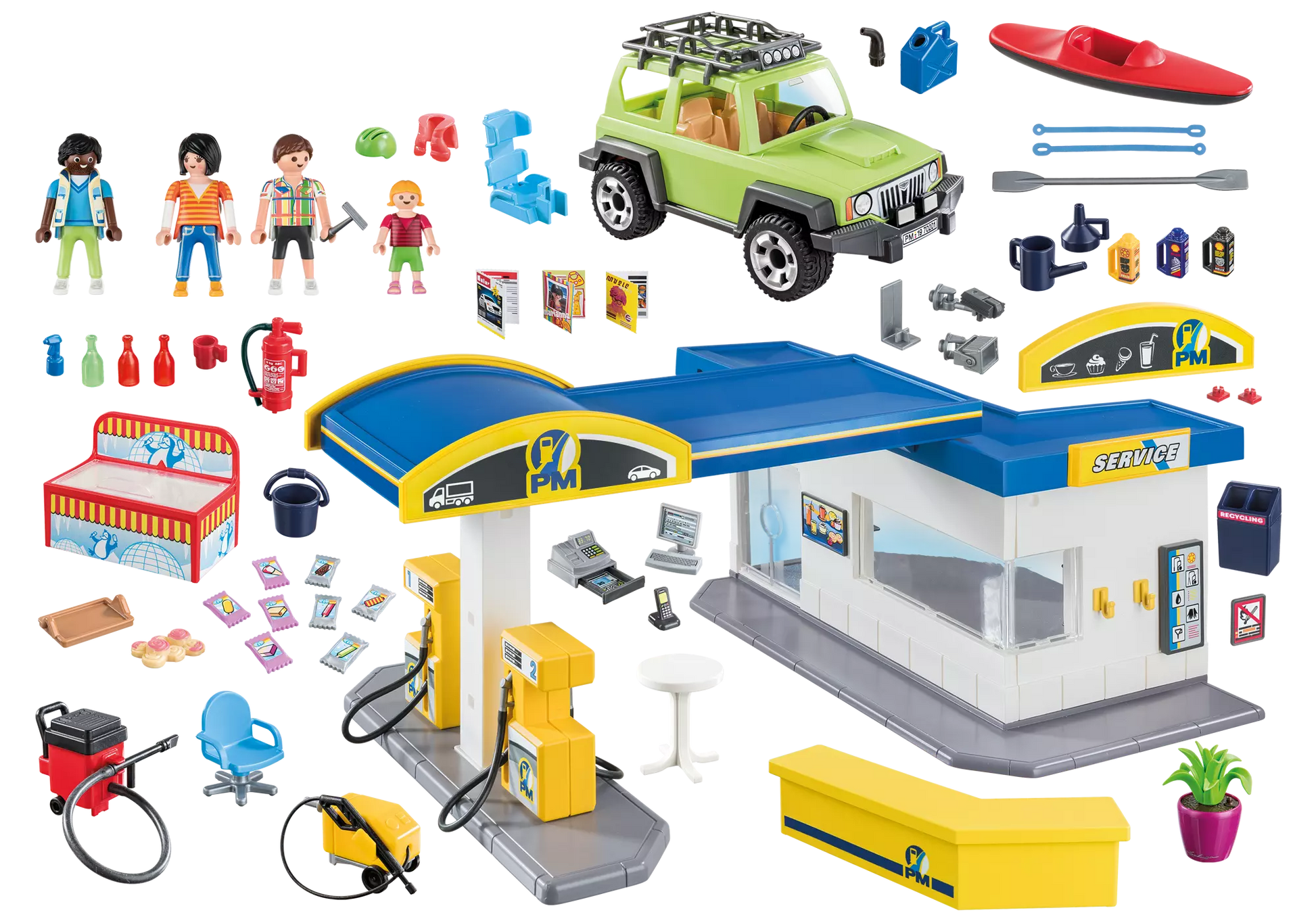 Playmobil 70201 City Life Große Tankstelle - plegobil