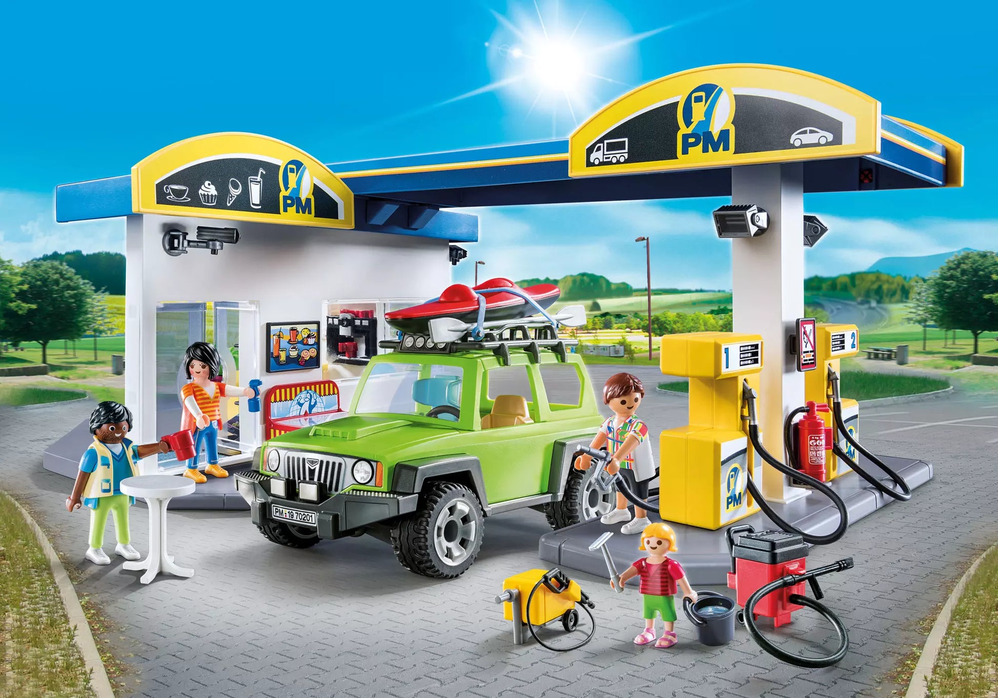 Playmobil 70201 City Life Große Tankstelle - plegobil