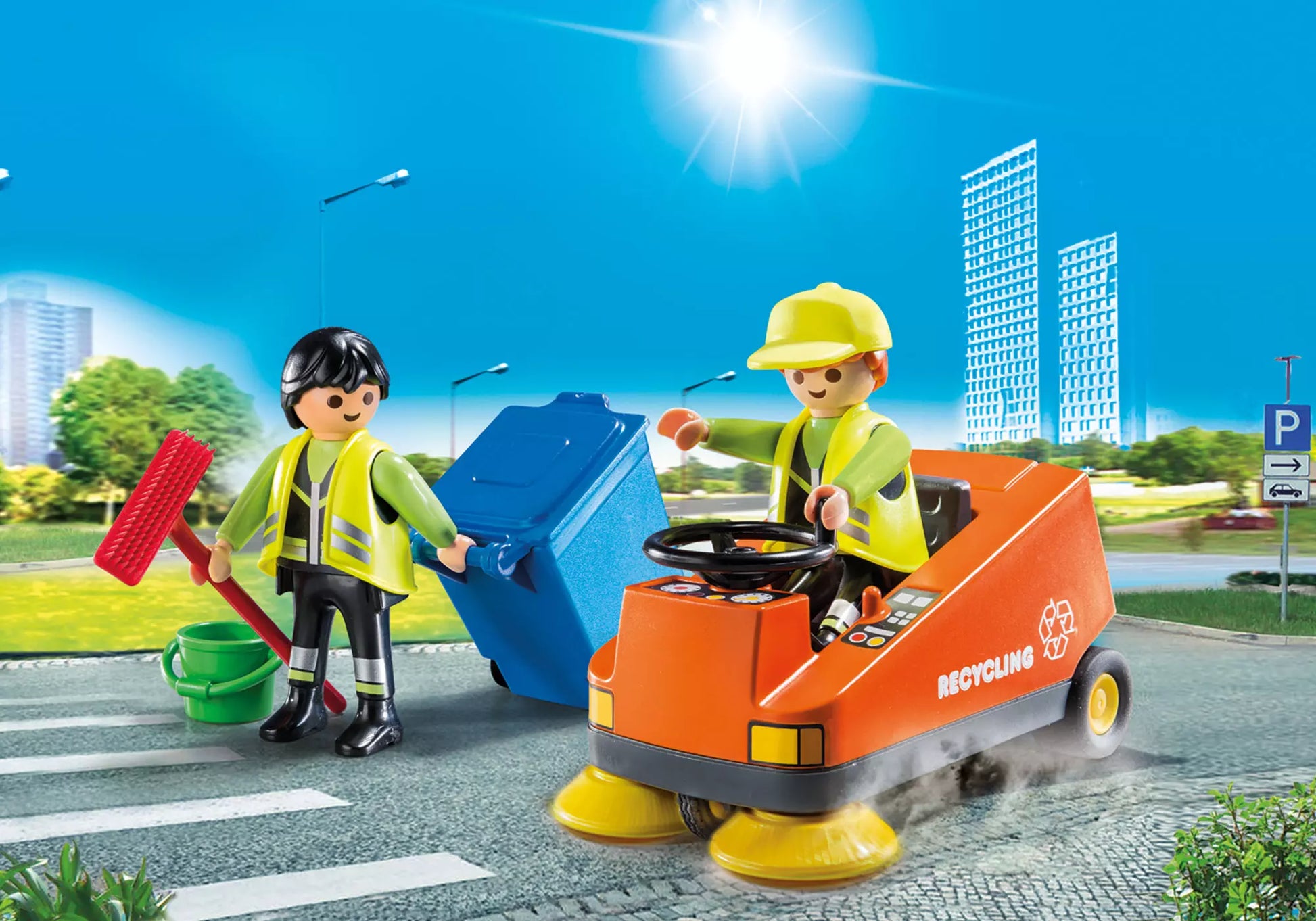 Playmobil 70203 City Life Kehrmaschine - plegobil