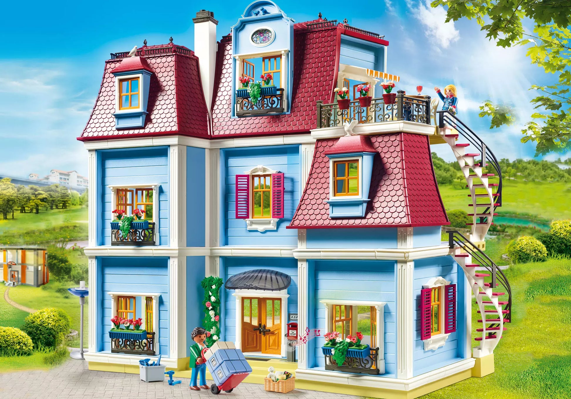 Playmobil 70205 Dollhouse Mein großes Puppenhaus - plegobil