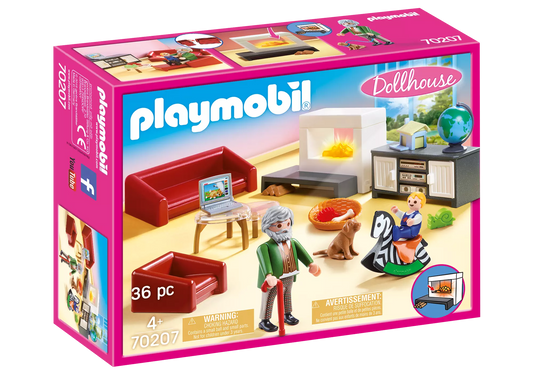 Playmobil 70207 Dollhouse Gemütliches Wohnzimmer - plegobil