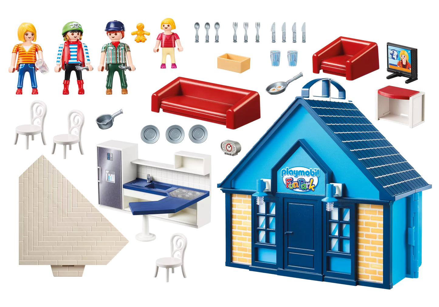 Playmobil 70219 Family Fun Aufklapp Ferienhaus - plegobil