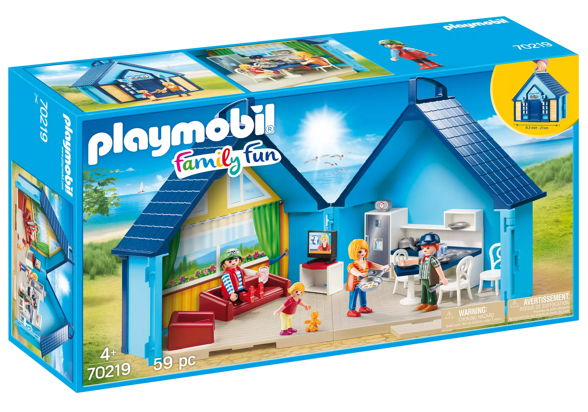 Playmobil 70219 Family Fun Aufklapp Ferienhaus - plegobil