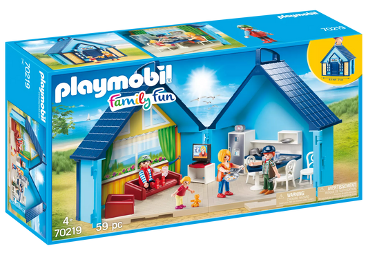 Playmobil 70219 Family Fun Aufklapp Ferienhaus - plegobil