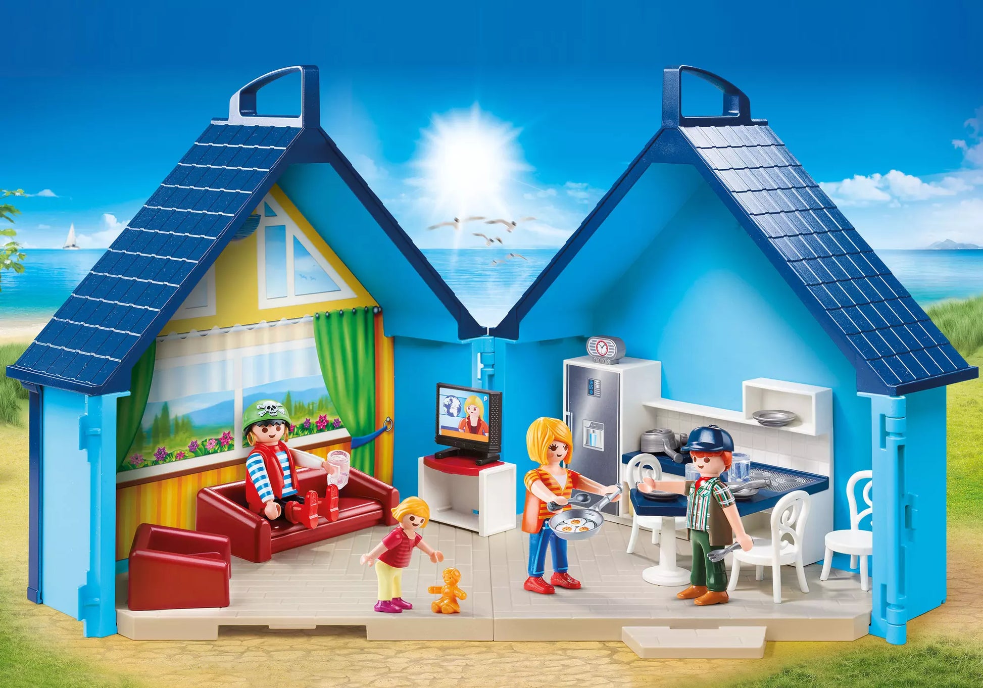 Playmobil 70219 Family Fun Aufklapp Ferienhaus - plegobil