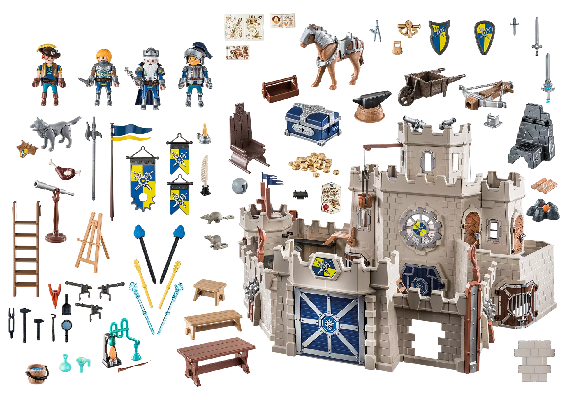 Playmobil 70220 Novelmore Große Burg der Artefaktritter - plegobil