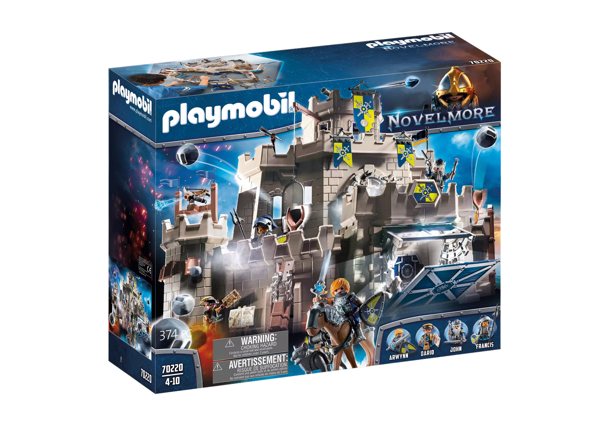 Playmobil 70220 Novelmore Große Burg der Artefaktritter - plegobil