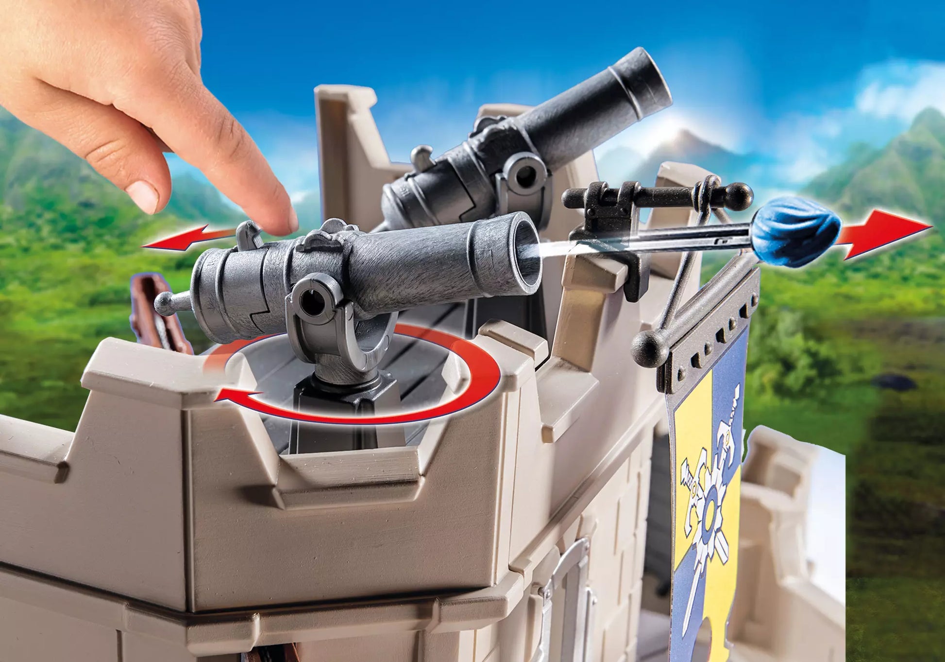 Playmobil 70220 Novelmore Große Burg der Artefaktritter - plegobil