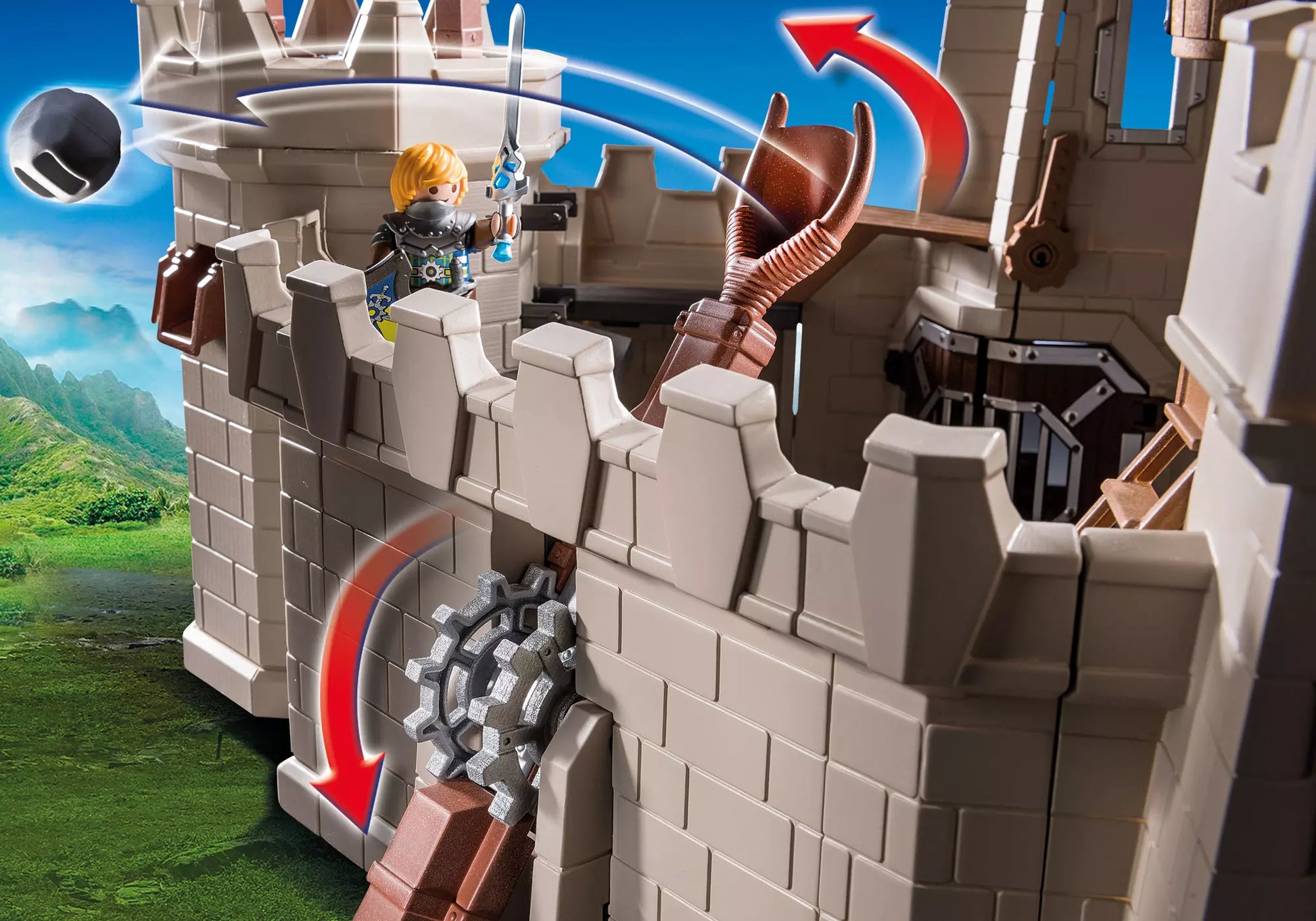 Playmobil 70220 Novelmore Große Burg der Artefaktritter - plegobil