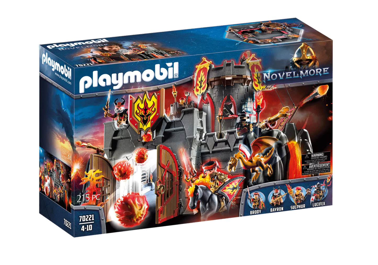 Playmobil 70221 Novelmore Festung Feuerfels - plegobil