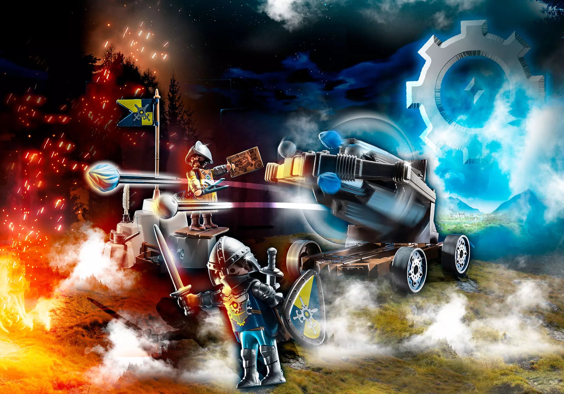 Playmobil 70224 Novelmore Geniale Wasserballiste - plegobil