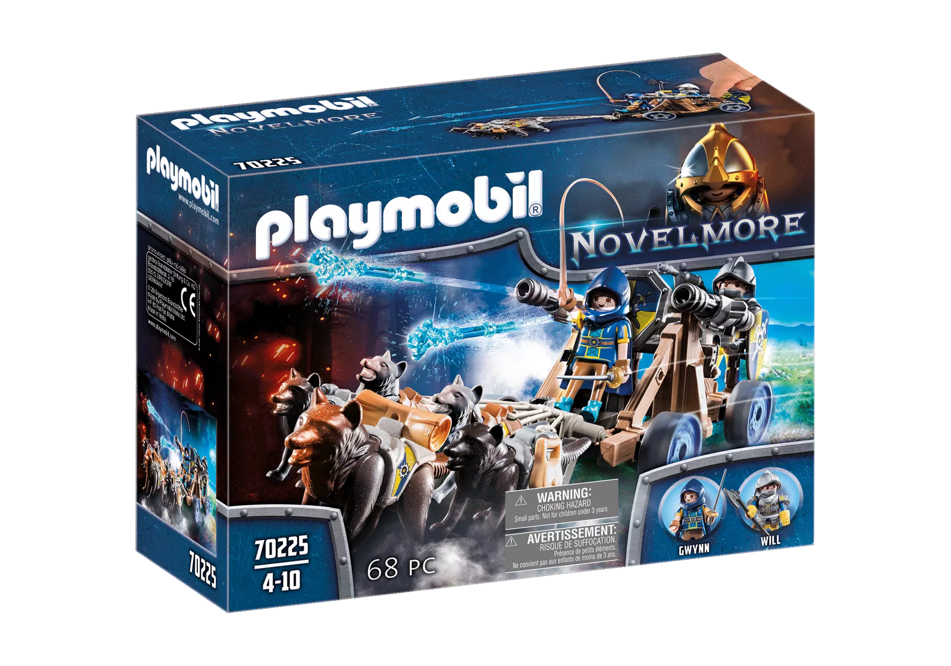 Playmobil 70225 Novelmore Wolfsgespann und Wasserkanone - plegobil