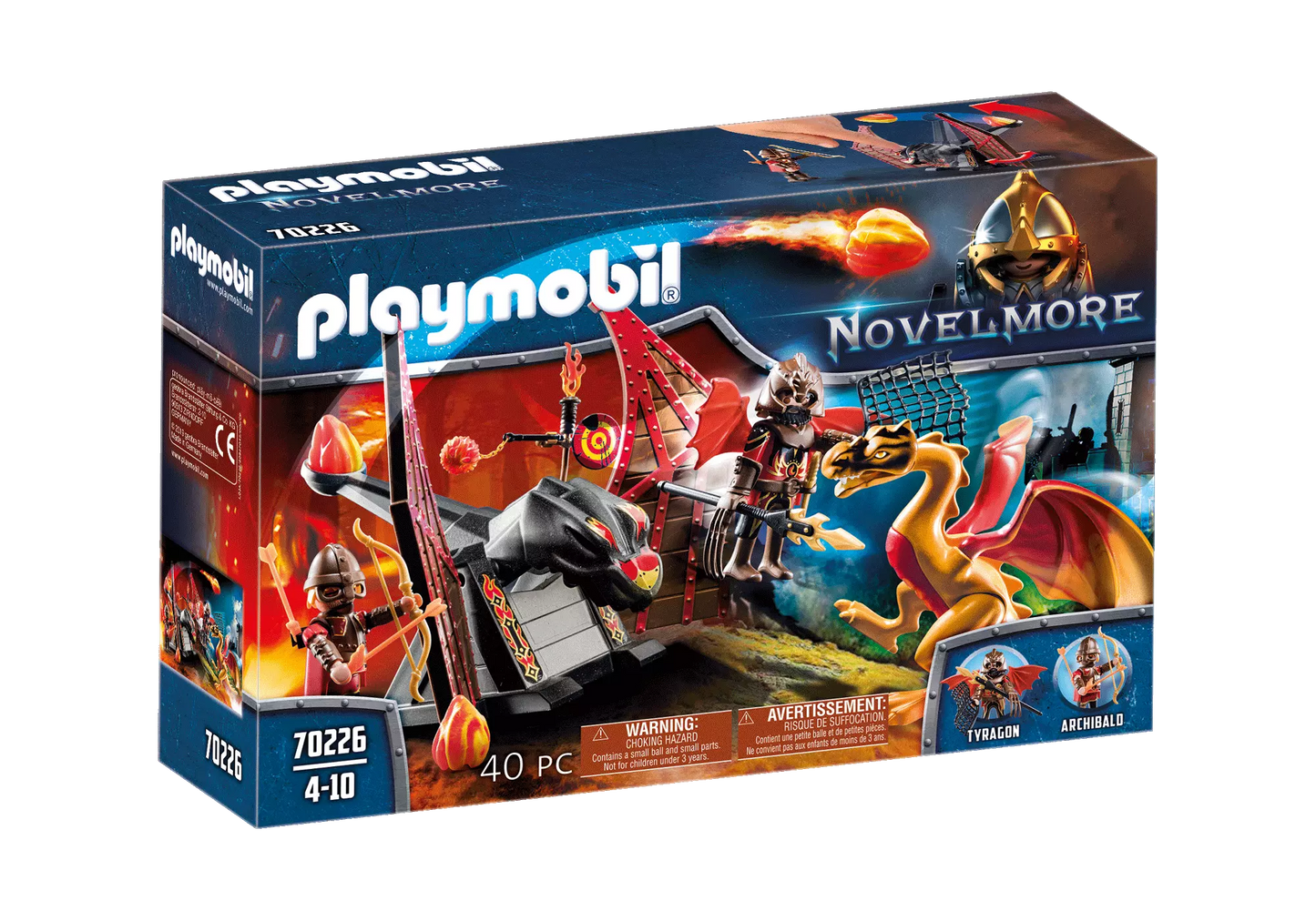 Playmobil 70226 Novelmore Burnham Raiders Kampftraining des Drachen - plegobil