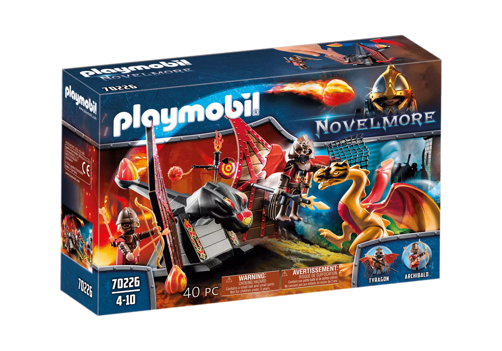 Playmobil 70226 Novelmore Burnham Raiders Kampftraining des Drachen - plegobil