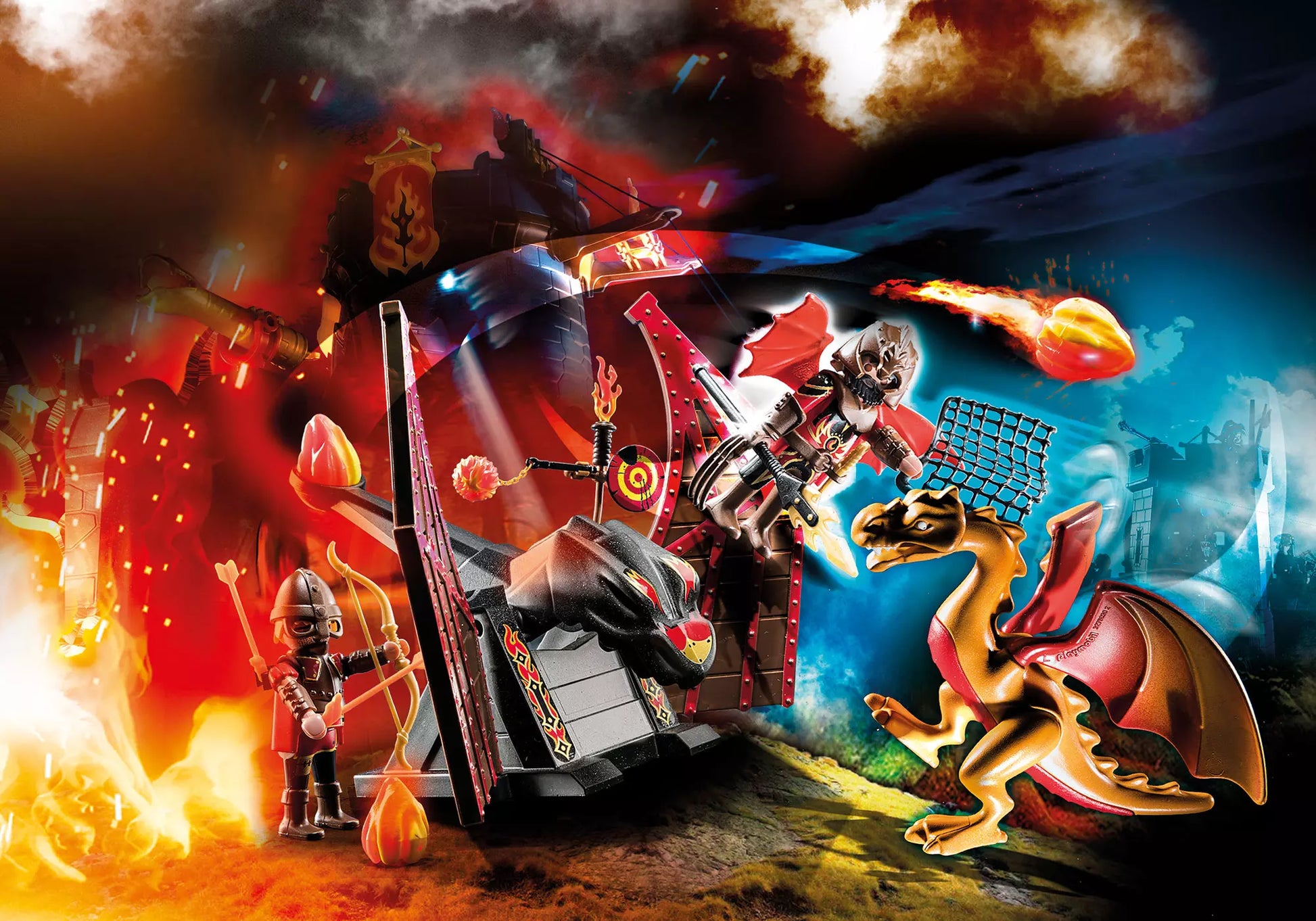 Playmobil 70226 Novelmore Burnham Raiders Kampftraining des Drachen - plegobil