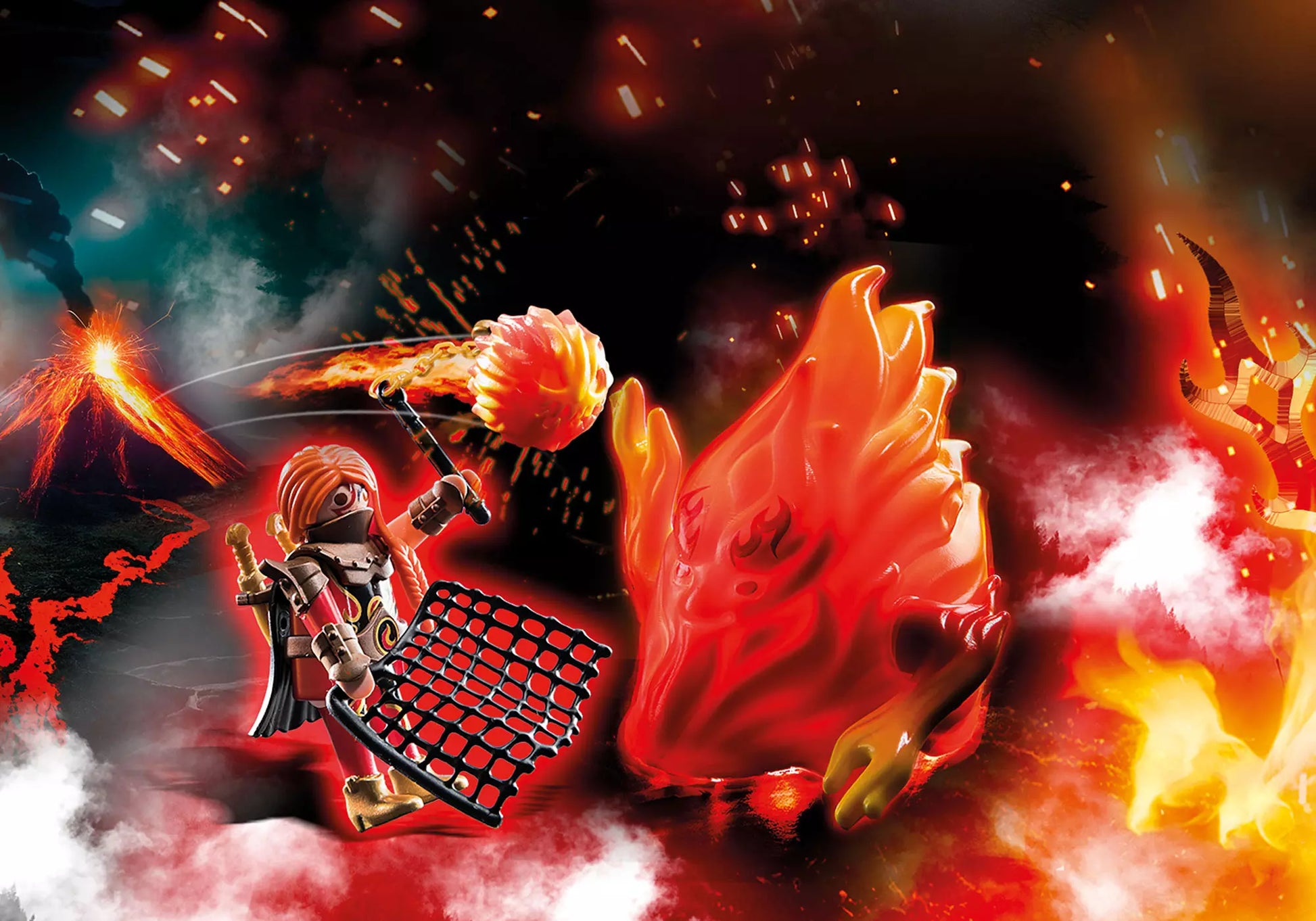 Playmobil 70227 Novelmore Burnham Raiders Feuergeist und die Hüterin des Feuers - plegobil