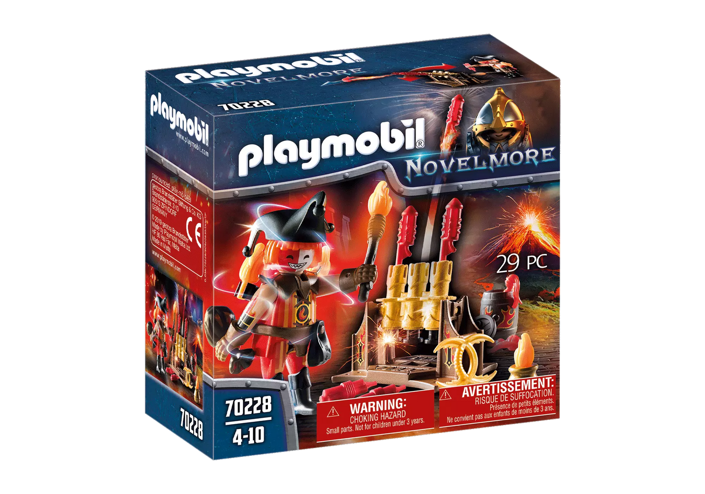 Playmobil 70228 Novelmore Feuerwerkskanonen und Feuermeister - plegobil