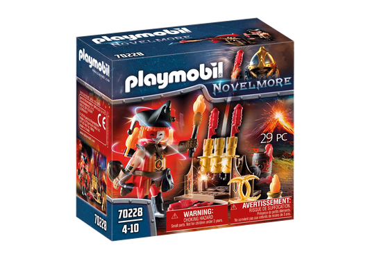 Playmobil 70228 Novelmore Feuerwerkskanonen und Feuermeister - plegobil