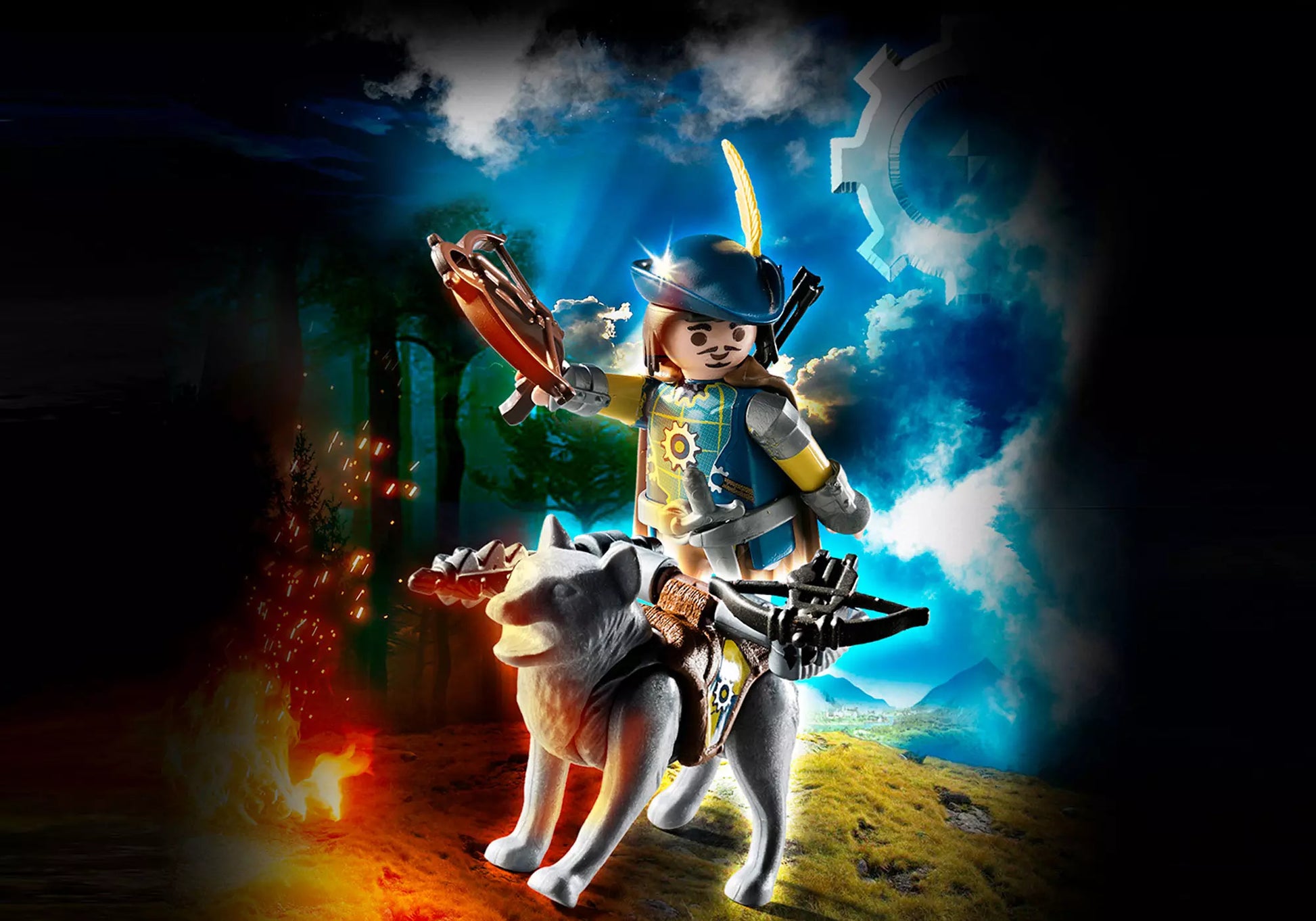 Playmobil 70229 Novelmore Armbrustschütze mit Wolf - plegobil